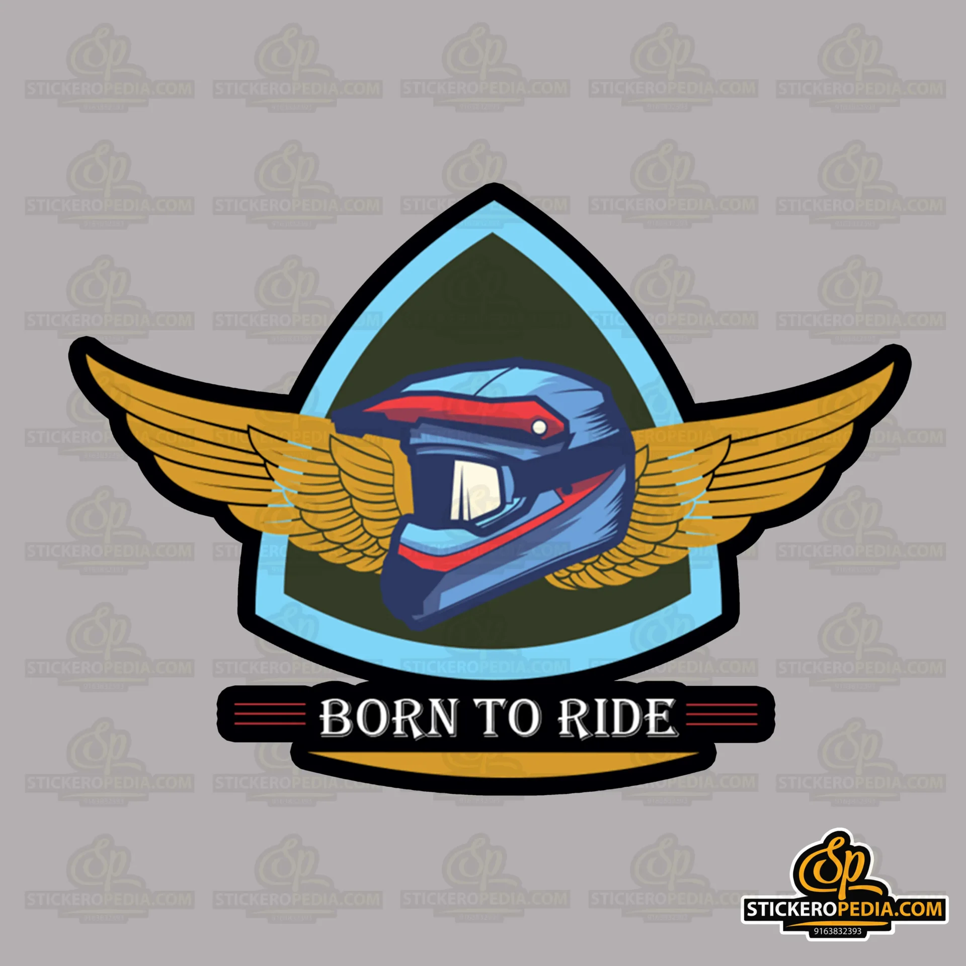 Born to ride sticker