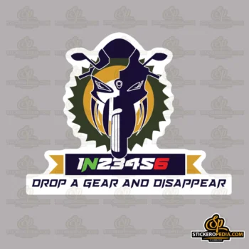 Drop a gear sticker