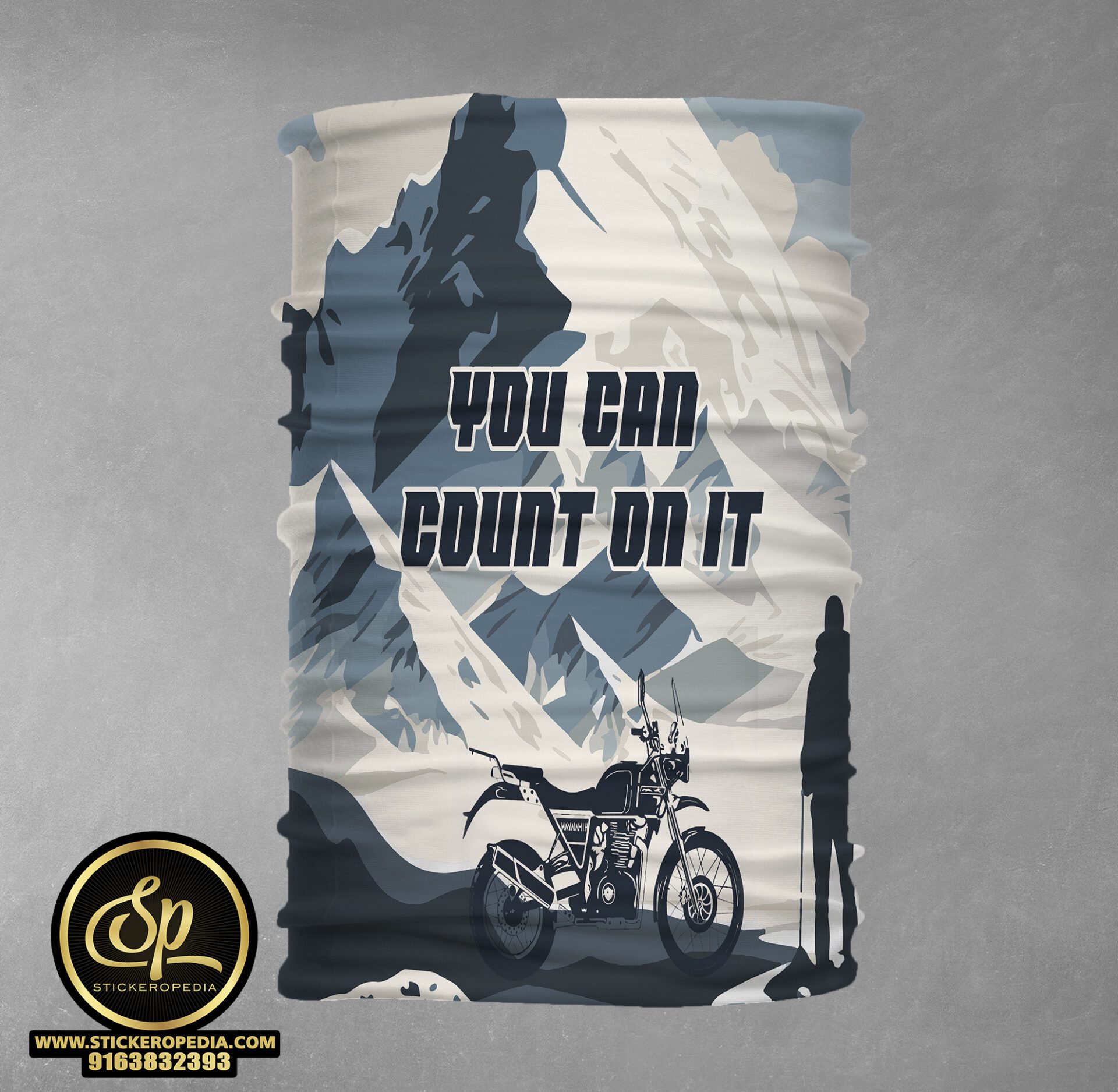 TRAVEL MOUNTAIN BIKE DRYFIT BUFF FOR BIKERS