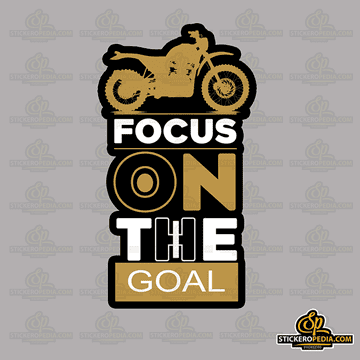 Focus On The Goal sticker