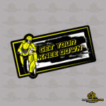 Get Your Knee Down sticker