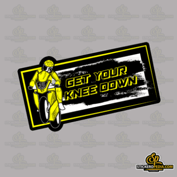 Get Your Knee Down sticker