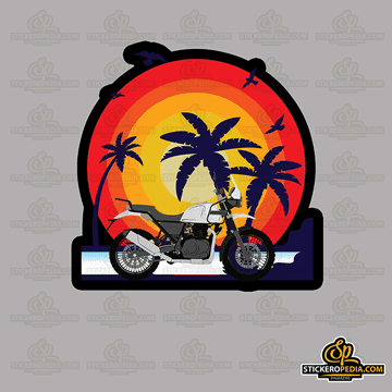 Himalayan Sunset sticker