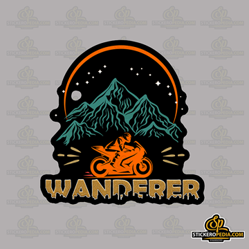 Wanderer Bike sticker