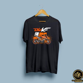 KTM duke 390 Black half round neck tshirt