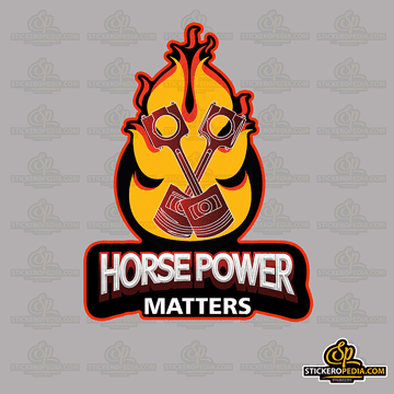 Horse Power Matters sticker