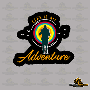 Life Is An Adventure sticker