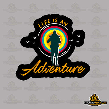 Life Is An Adventure sticker