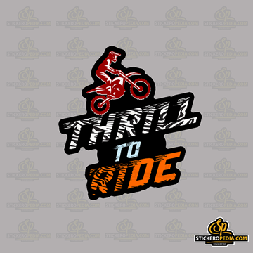 Thrill To Ride sticker