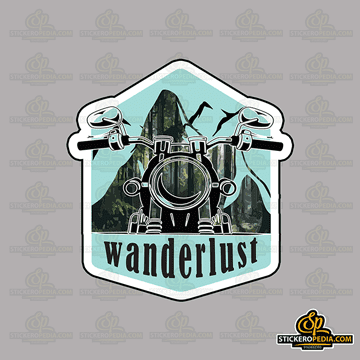 Wanderlust sticker